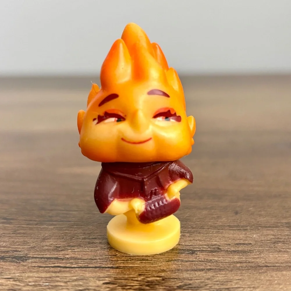 DISNEY Pixar CINDER LUMEN PVC Toy ELEMENTAL Movie Figure FIGURINE Cake Topper